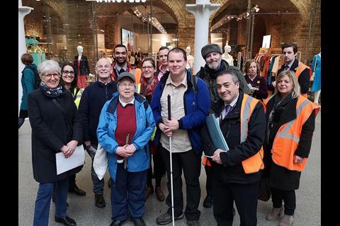 Govia Thameslink Railway has organised tours of St Pancras International station for people with accessibility needs.